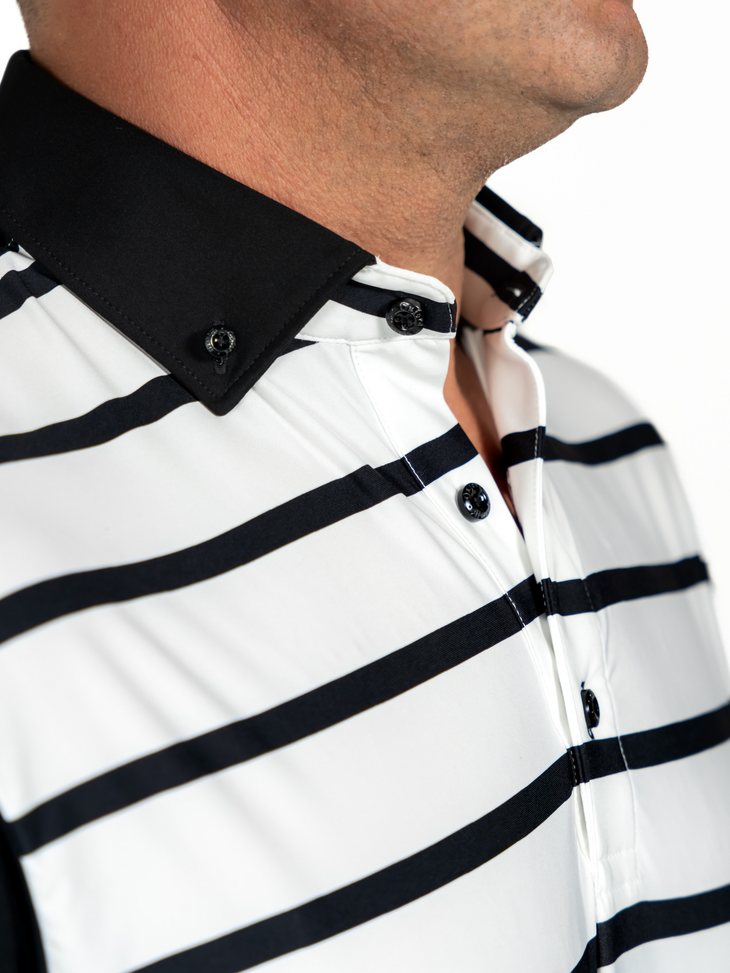 Alford Sport Casual Performance Polo Stripes (Now Available)