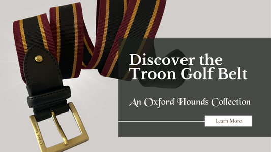 Discover the Troon Golf Belt: Oxford Hounds' Latest in Golf Accessories for Men