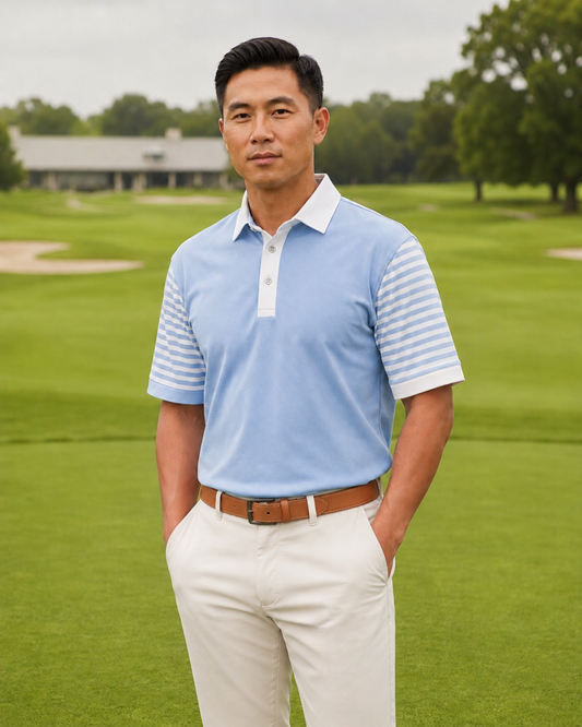 Chester Sport Casual Polo (Only Available in Light Blue)